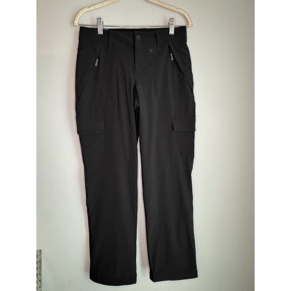 Eddie Bauer First Ascent Guide Pro Fleece Lined Pants Black Curvy Straight 2